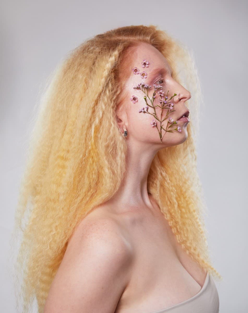 Extravagantní make-up – detail
