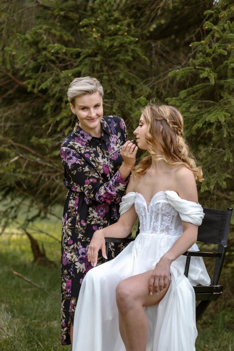 Přípravy – backstage
